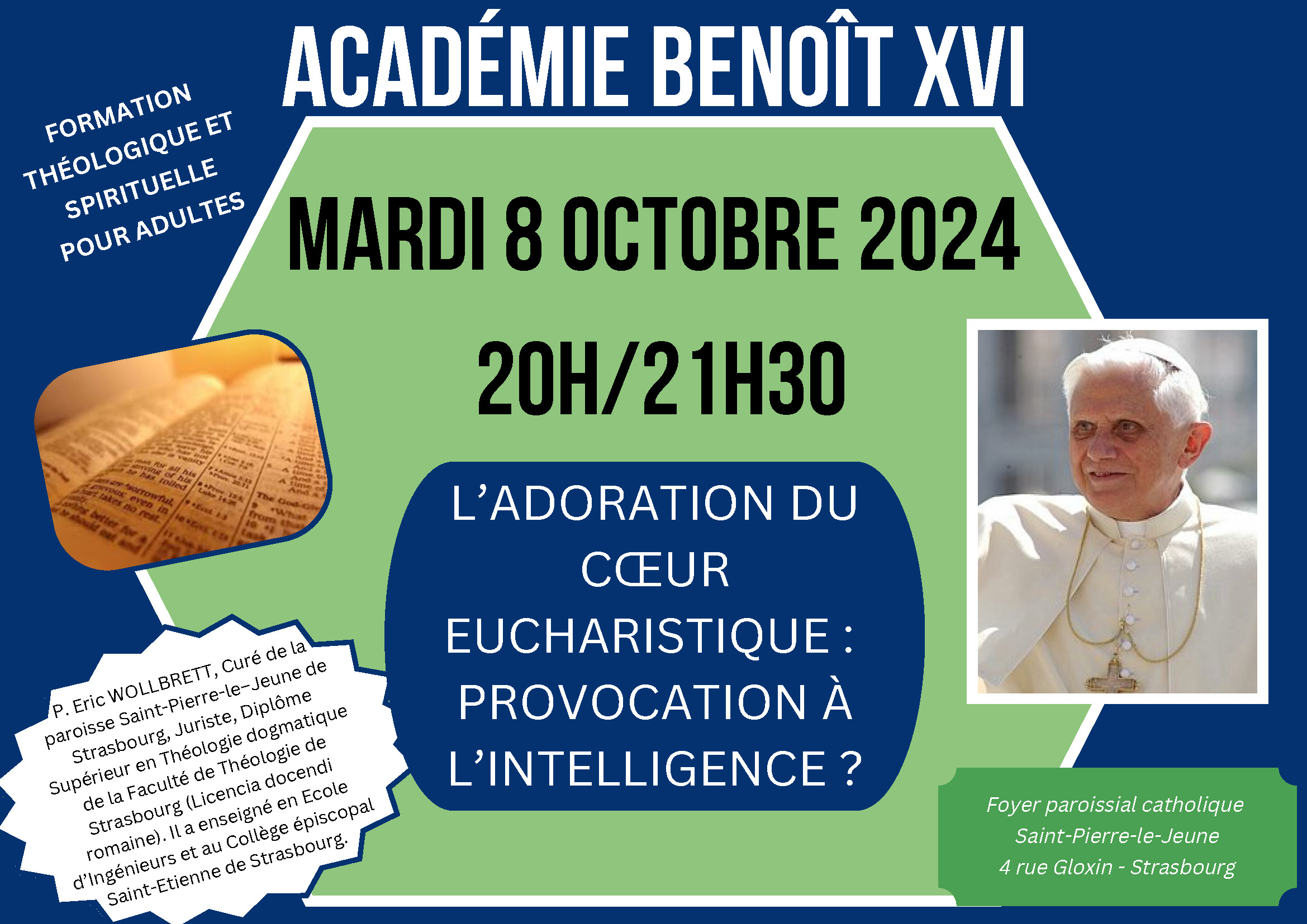 Academie Benoit XVI Octobre 2024