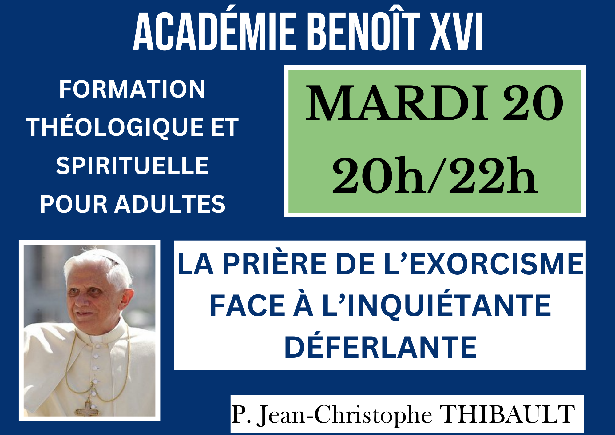 Academie Benoit XVI Mai 2025