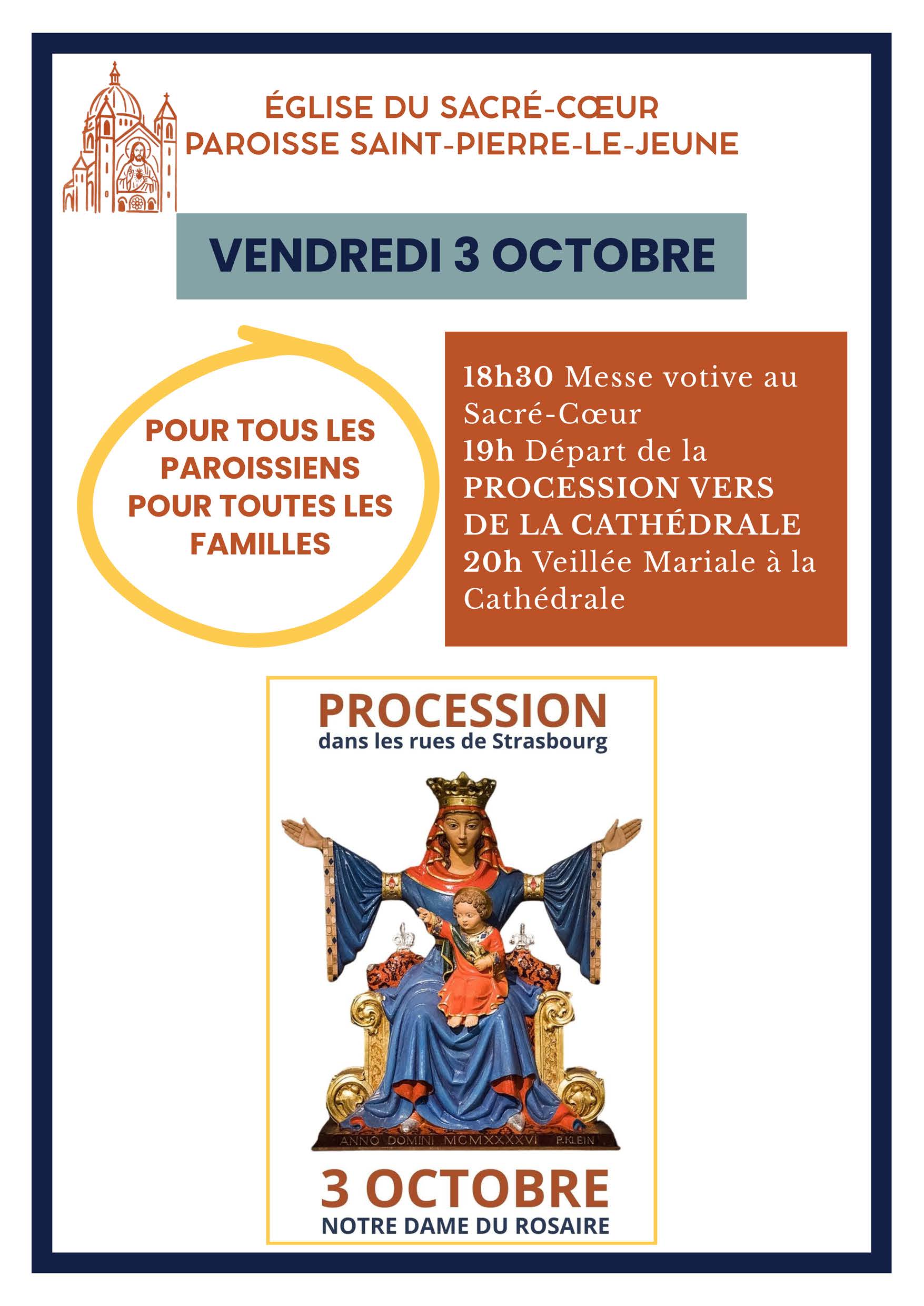 Affiche Notre-Dame du Rosaire