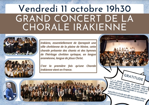 grand concert de la chorale irakienne