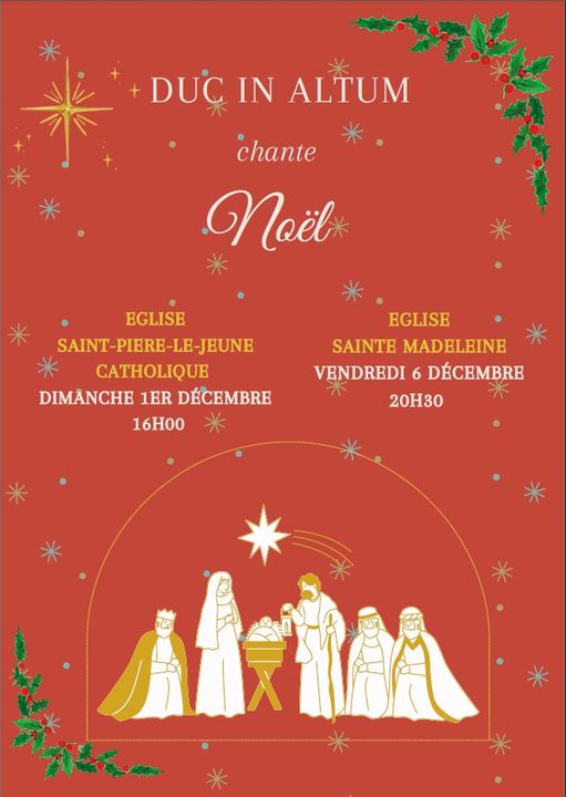 Concert de Noël Duc in Altum
