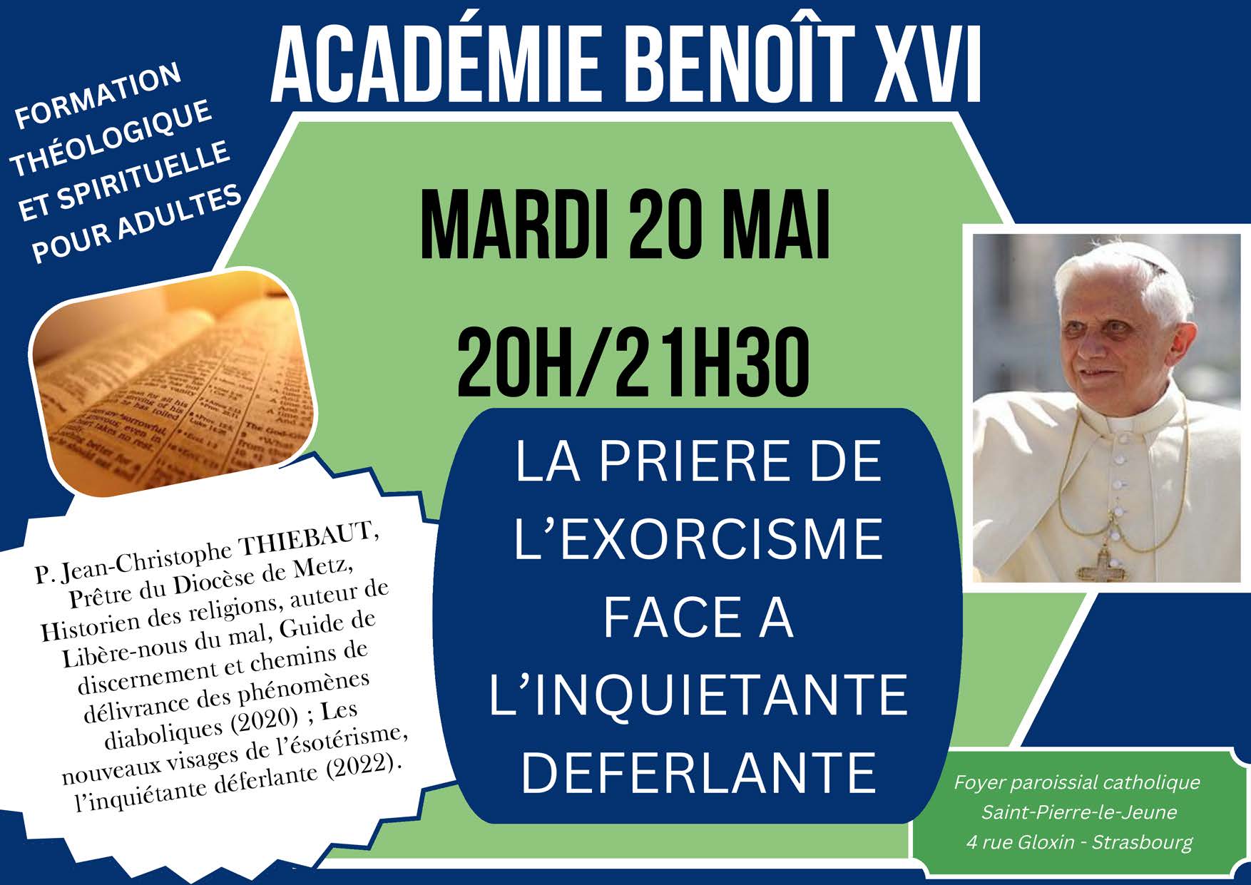 Académie Benoît- XVI mai 2025