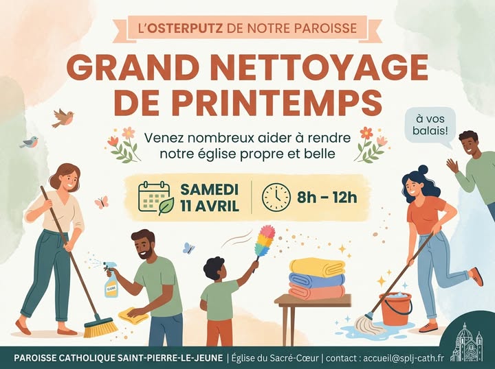 Nettoyage de printemps - 11 avril 2026