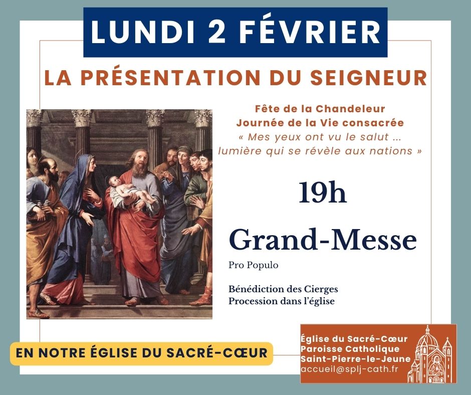 Présentation du Seigneur 2026
