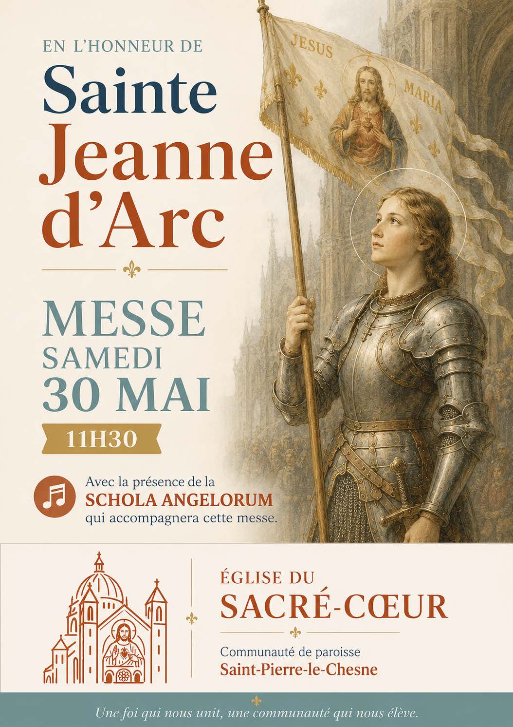 Messe Sainte Jeanne d'Arc
