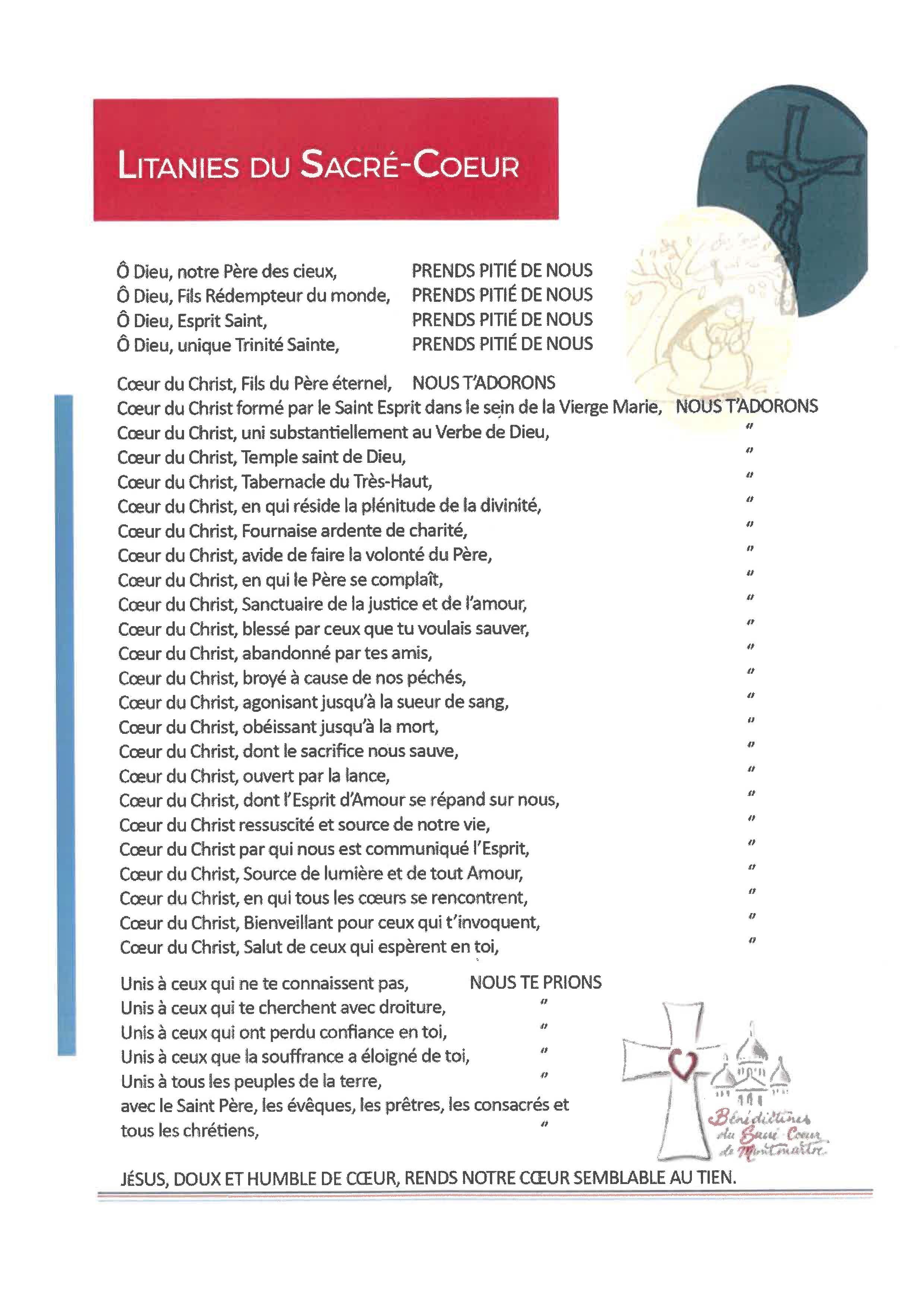 Litanies du Sacre-Coeur